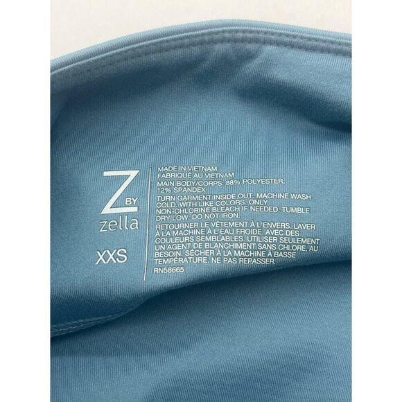 Z by Zella Women's  High Waist Pocket 7/8 Leggings, Teal Seagate, XXS - Picture 7 of 9